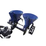 купити Картоплесаджалка для мототрактора двухрядна КС19 (фіксоване міжряддя) + бункер, фото 