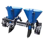 купити Картоплесаджалка для мототрактора двухрядна КС20 (регульоване міжряддя) + бункер, фото , изображение 2