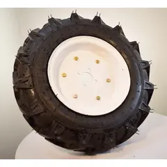 купити Колесо для мотоблока 6.00-12" під 4 болта (8 шарів) 14 ламелей, фото 