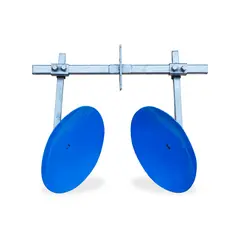 купити Окучник дисковий 450мм регульований на 2-ий зчепленні (кут повороту на шліц. шайбах), фото 