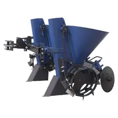 купити Картоплесаджалка для мототрактора двохрядна КС17 (фіксоване міжряддя), фото 