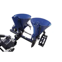 купити Картоплесаджалка для мототрактора двухрядна КС19 (фіксоване міжряддя) + бункер, фото 
