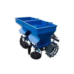 купити Картоплесаджалка 2х-рядна до мототрактора з бункером для добрив КС14, фото 