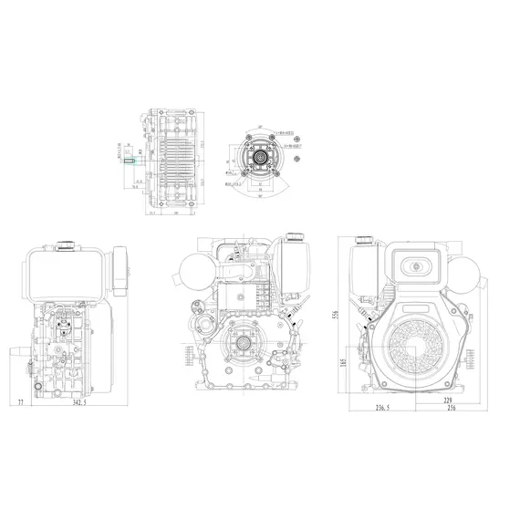 купити Двигун Weima WM1100FE (без паливного бака), фото , изображение 4