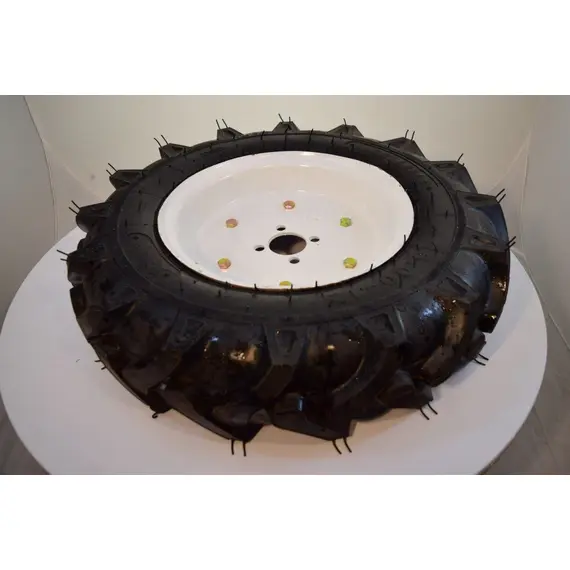 купити Колесо для мотоблока 6.00-12" під 4 болта (8 шарів) 14 ламелей, фото , изображение 2