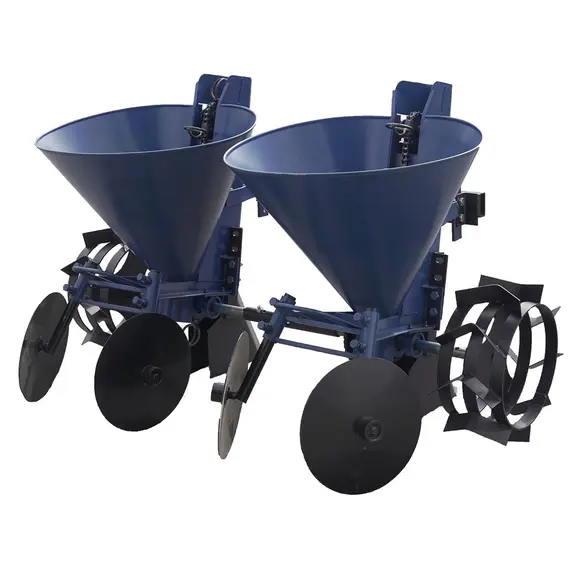 Картофелесажалка для мототрактора двухрядная КС17 (фиксированное междурядье), фото 3 - интернет магазин Вейма