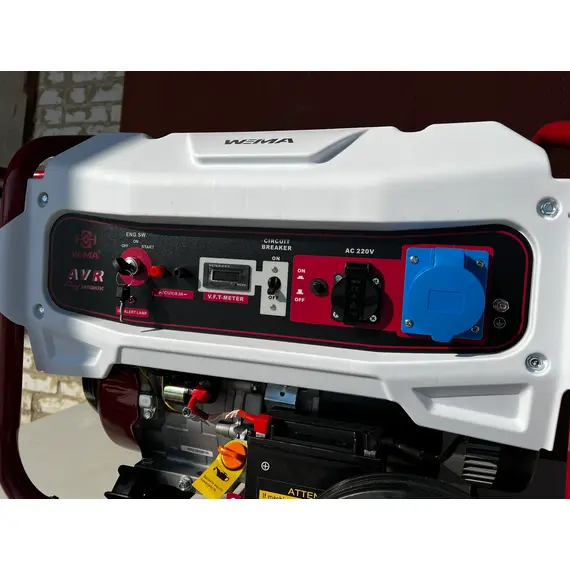 купити Бензиновий генератор Weima WM8500E, фото , изображение 11