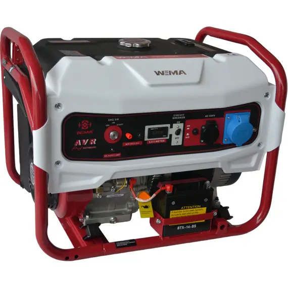 купити Бензиновий генератор Weima WM7000E, однофазний (230 В), 7 кВт, фото , изображение 5