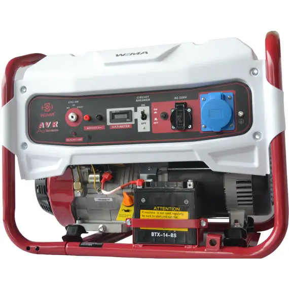 купити Бензиновий генератор Weima WM7000E, однофазний (230 В), 7 кВт, фото , изображение 3