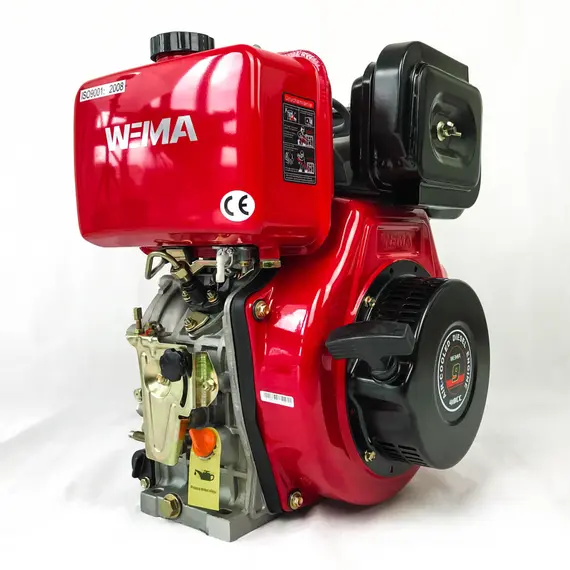 купити Двигун WEIMA WM186FВE зьємний цiлiндр дизельний 9.5 к.с. вал 25.00 мм.- шлiц, фото , изображение 2