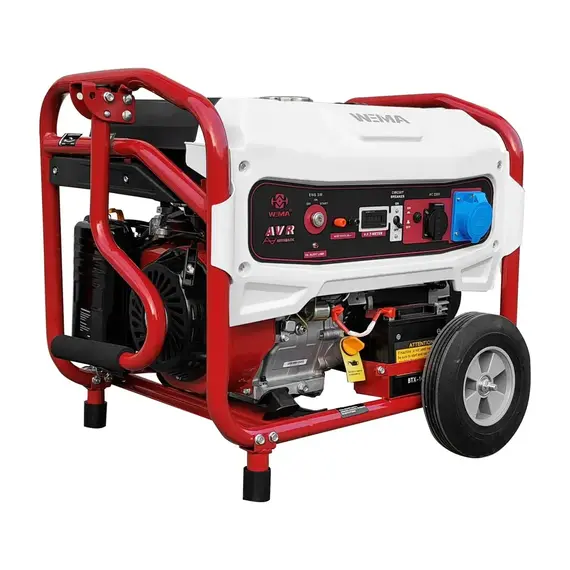 купити Генератор WEIMA WM8500E (дистанційне керування), однофазний (230 В), 8.5 кВт, фото , изображение 2