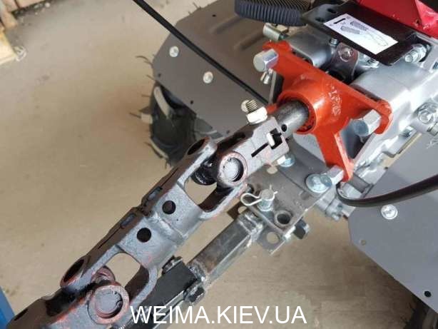 купити Перехідник на КПП Weima 1100-6 з рідного фланца на вихід вал ф18мм, фото 