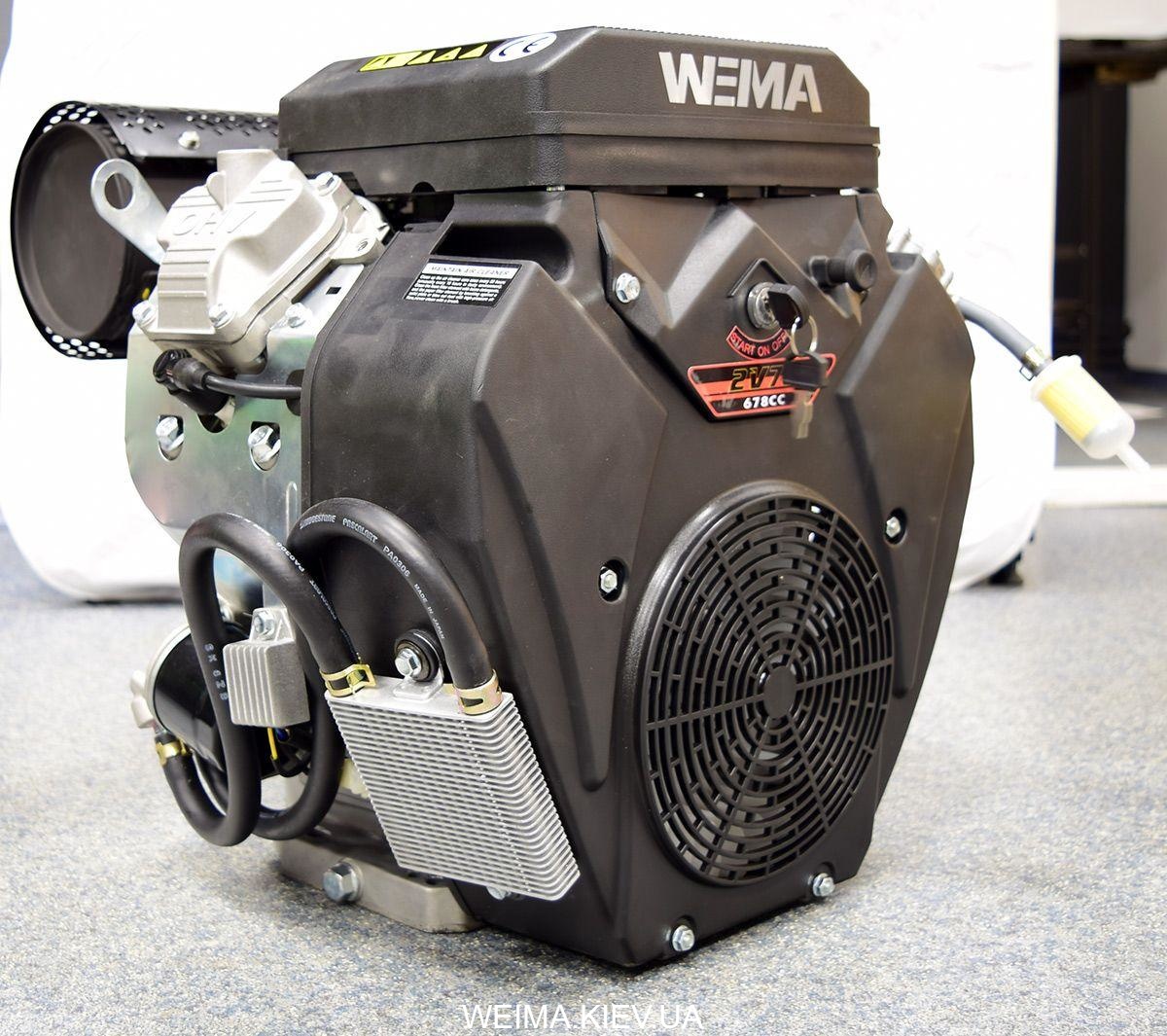 купити Двигун Weima WM2V78F-Q1 бензиновий 23 к.с. вал 28.60 мм.- шпоночний, фото 